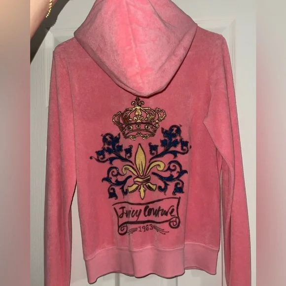 Y2K Juicy Couture Sweat Suit Jacket - Picture 2 of 3